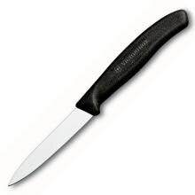 Victorinox Swiss Classic 3-1/4 Inch Spear Point Straight Edge Paring Knife - Black image