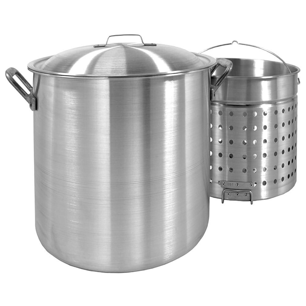 Bayou Classic 1000 100-Quart Aluminum Stock Pot With Full Sized Basket thumbnail
