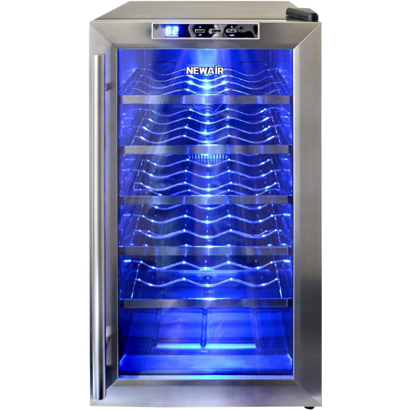 NewAir 18 Bottle Freestanding Thermoelectric Wine Cooler - AW-181E