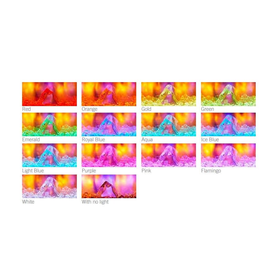 SimpliFire Scion SF-SC55-BK 55-Inch Linear Electric Fireplace - Ember Bed Color Options thumbnail