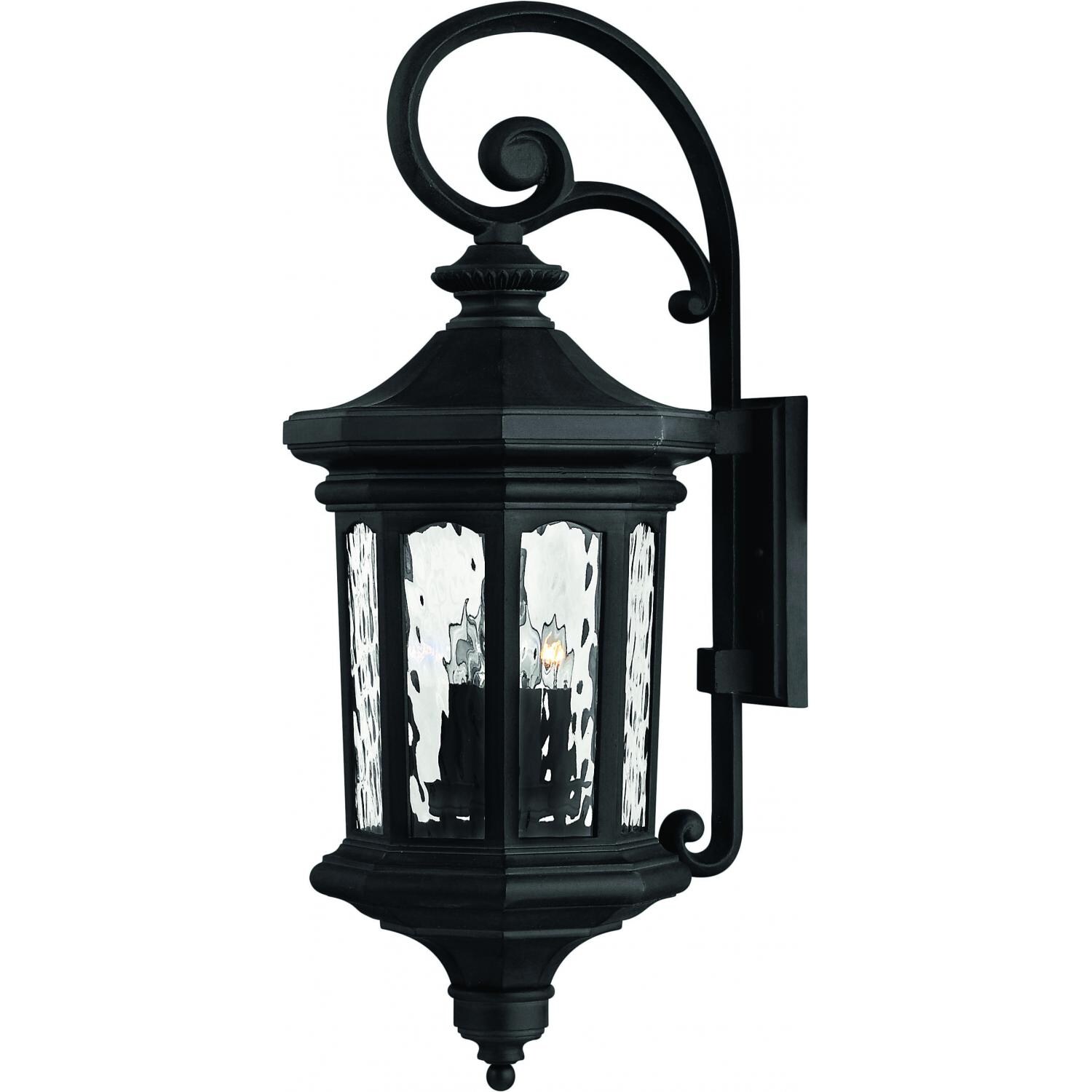 Hinkley Lighting Raley 1605MB 40W Four Light Outdoor Wall Sconce - Museum Black thumbnail