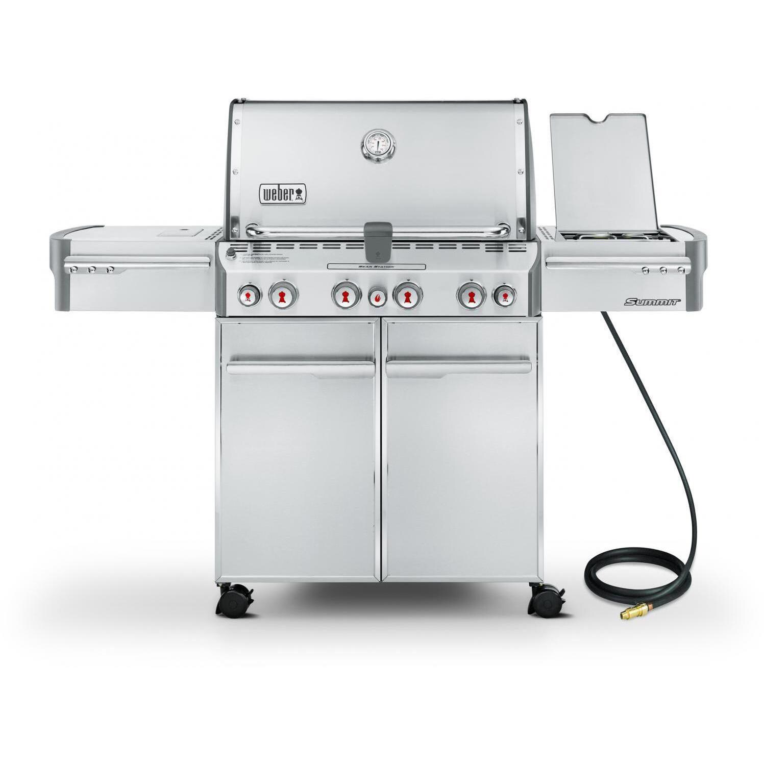 Weber Summit S-470 Freestanding Natural Gas Grill With Rotisserie thumbnail