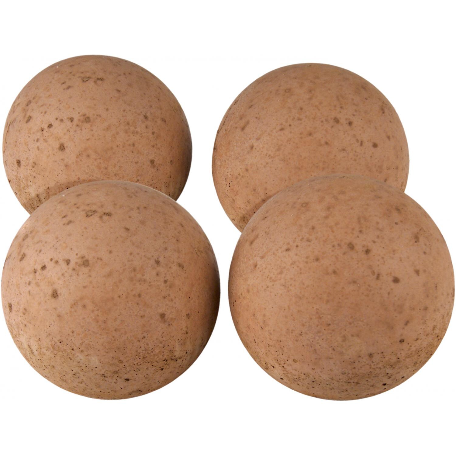 Peterson Real Fyre Decorative Geo Shapes Terracotta Sphere Set - Set Of 4 Large