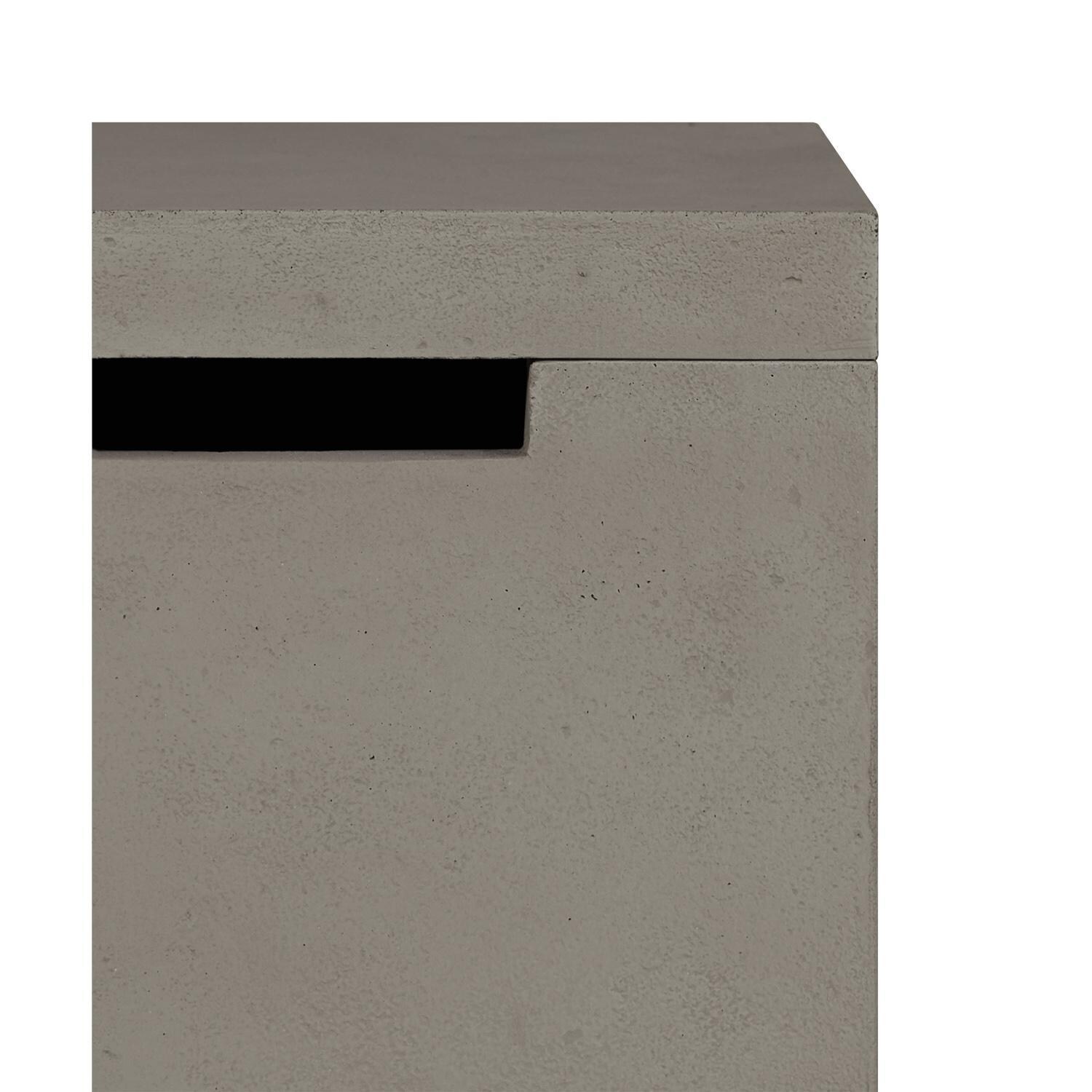 BBQGuys Signature 3707-FLNT Hickory Bay Propane Tank Cover - Flint - Material - Detail thumbnail