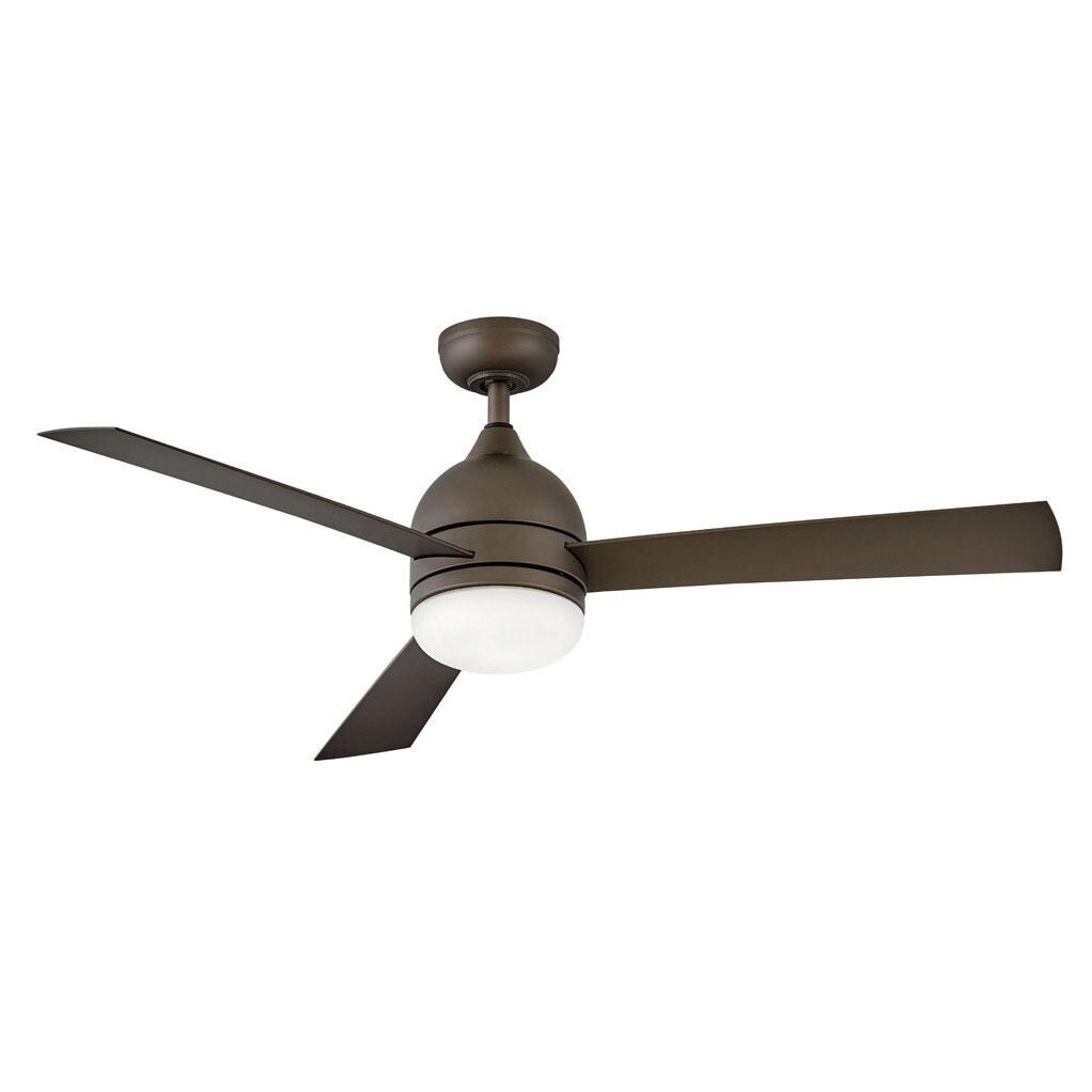 Hinkley Lighting 902352FMM-LWA Verge 52 Inch Indoor / Outdoor Ceiling Fan W/ LED Lighting - Metallic Matte Bronze thumbnail