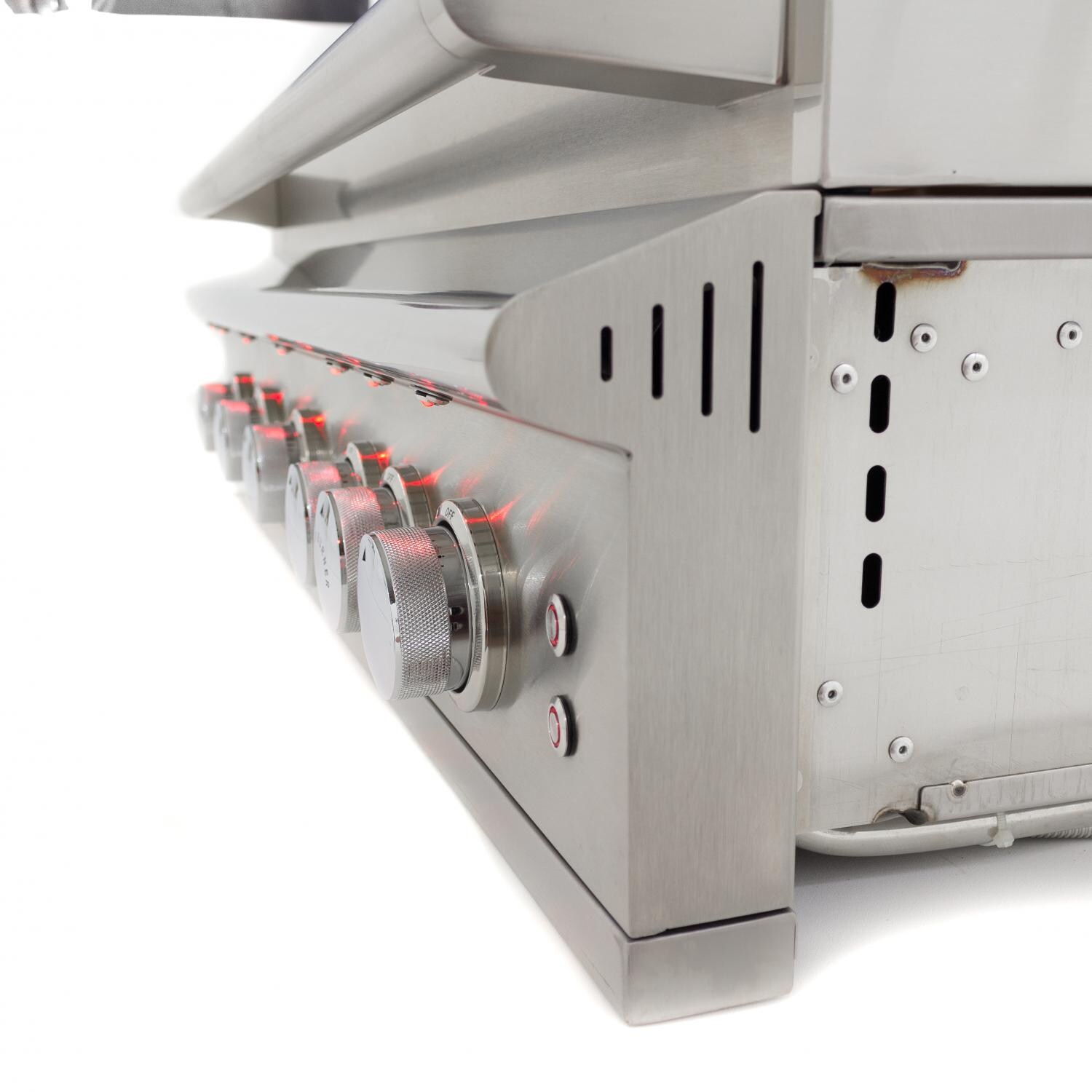 Blaze Limited Edition 32-Inch 4-Burner Freestanding Gas Grill With Rear Infrared Burner - Control Panel thumbnail