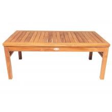 Miami 43 X 24 Inch Rectangular Teak Patio Coffee Table By Royal Teak Collection