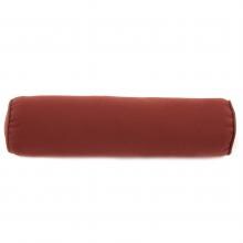 Sunbrella Canvas Henna Outdoor Bolster Pillow W/ Piping By Lakeview Outdoor Designs - 6 X 24 image