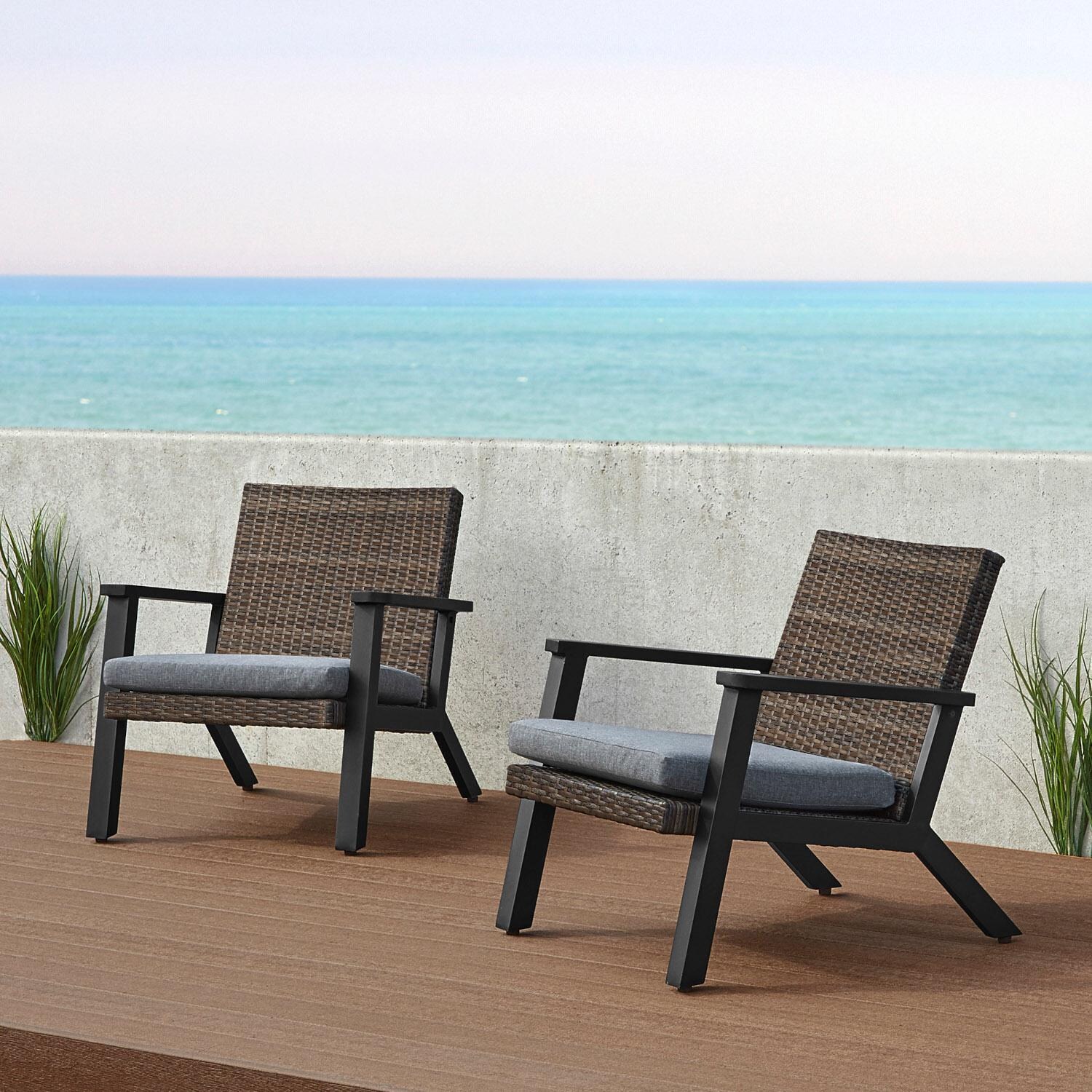 Lakeview Grand Lake 2 Piece Aluminum Chair Set