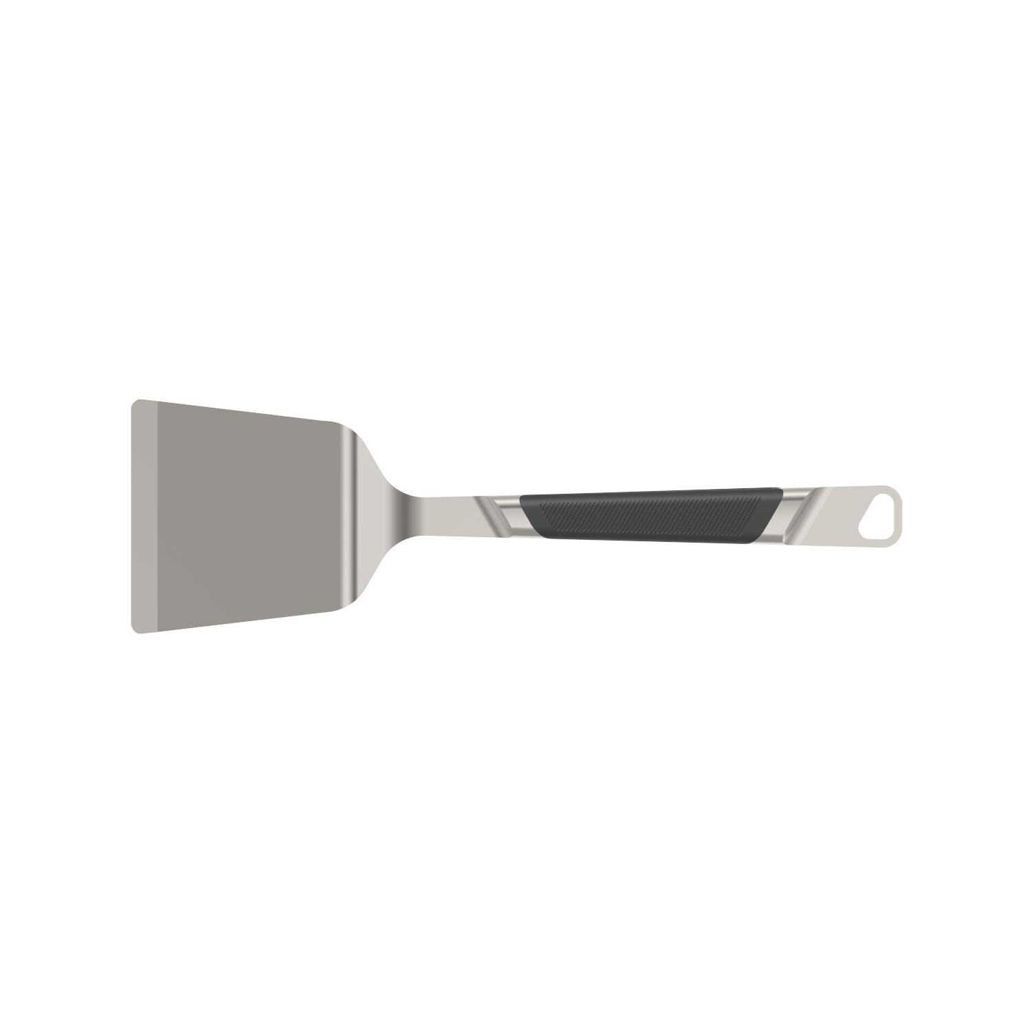 Everdure By Heston Brushed Stainless Steel Spatula With Soft Grip - Medium - HBSPATULAM thumbnail