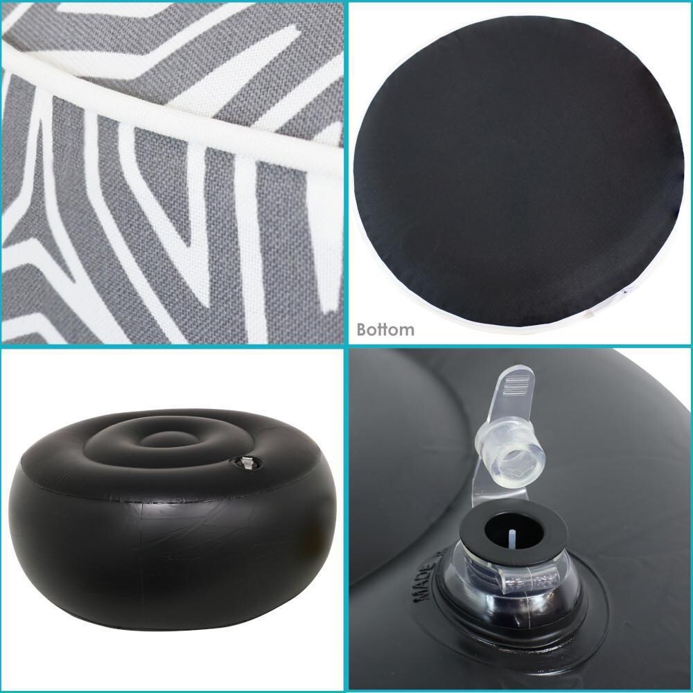 Ultimate Patio Indoor/Outdoor Inflatable Ottoman - Components - Detail thumbnail