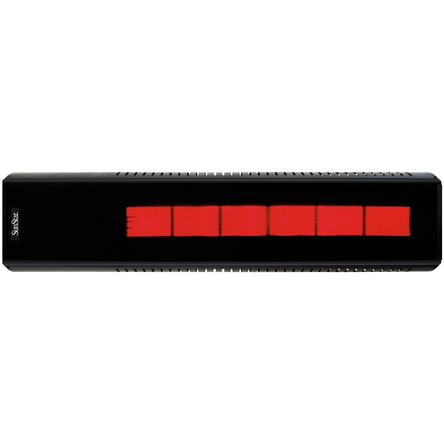 SunStar GLASS N10 SGL0 48-Inch 35,000 BTU Natural Gas Patio Heater - Front View - White Background thumbnail