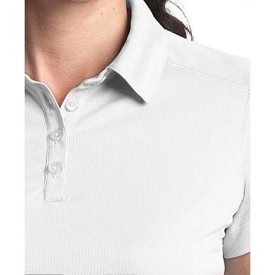 Nike Golf Ladies Dri-Fit Pebble Texture Polo Shirt - White