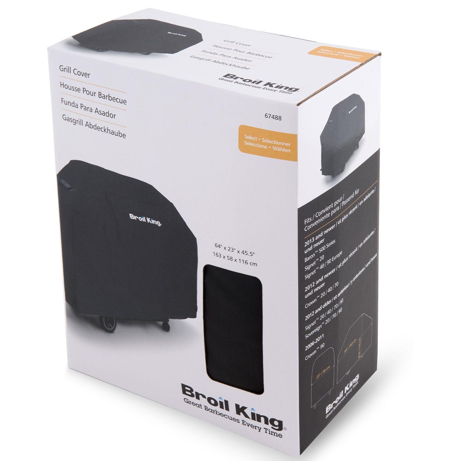 Broil King 67488 Select Grill Cover for Baron 500 Series Grills - Packaging Box - White Background thumbnail