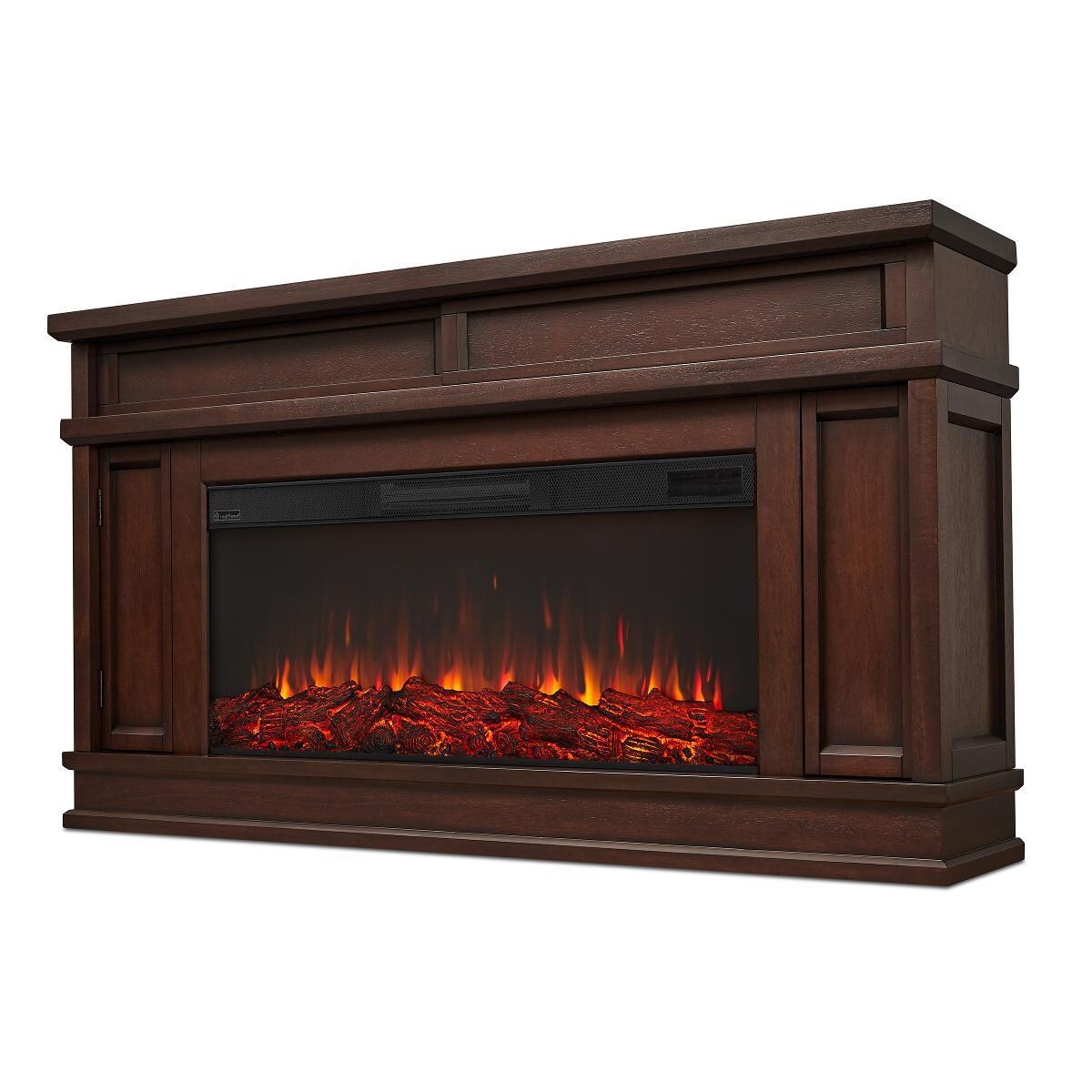 Real Flame 4020E-DW Torrey 60-Inch Electric Fireplace Mantel - Dark Walnut - Hero thumbnail
