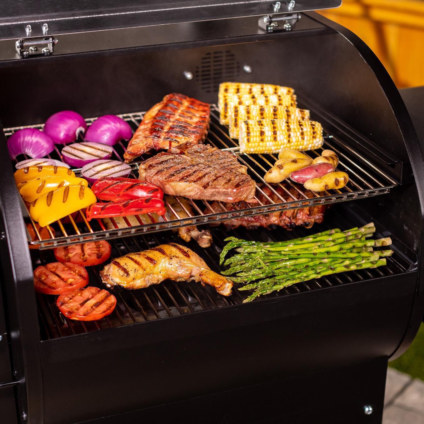 Camp Chef PG24SGWWSS1 Woodwind SG Pellet Grill With Propane Sear Box - Direct Flame Grilling for Better Grill Marks thumbnail
