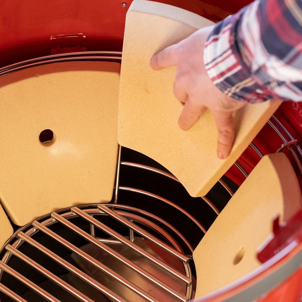 Kamado Joe - KJ15040320 - Kettle Joe 22-Inch Charcoal Kettle Grill - Ceramic Firebox thumbnail