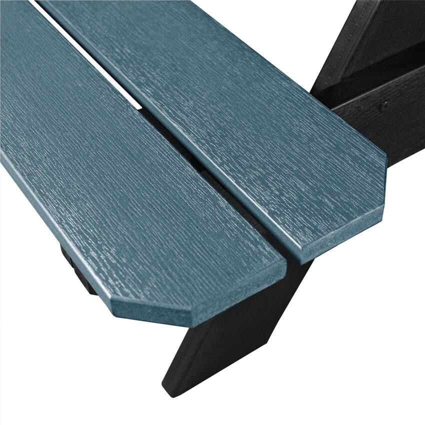 Lookwood 71 Inch Shale Polyresin Picnic Table By Lakeview Outdoor Designs - Bench - Detail thumbnail