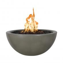 Top Fires by The Outdoor Plus Luna 30-Inch Propane Fire Pit - Ash Concrete - Match Light