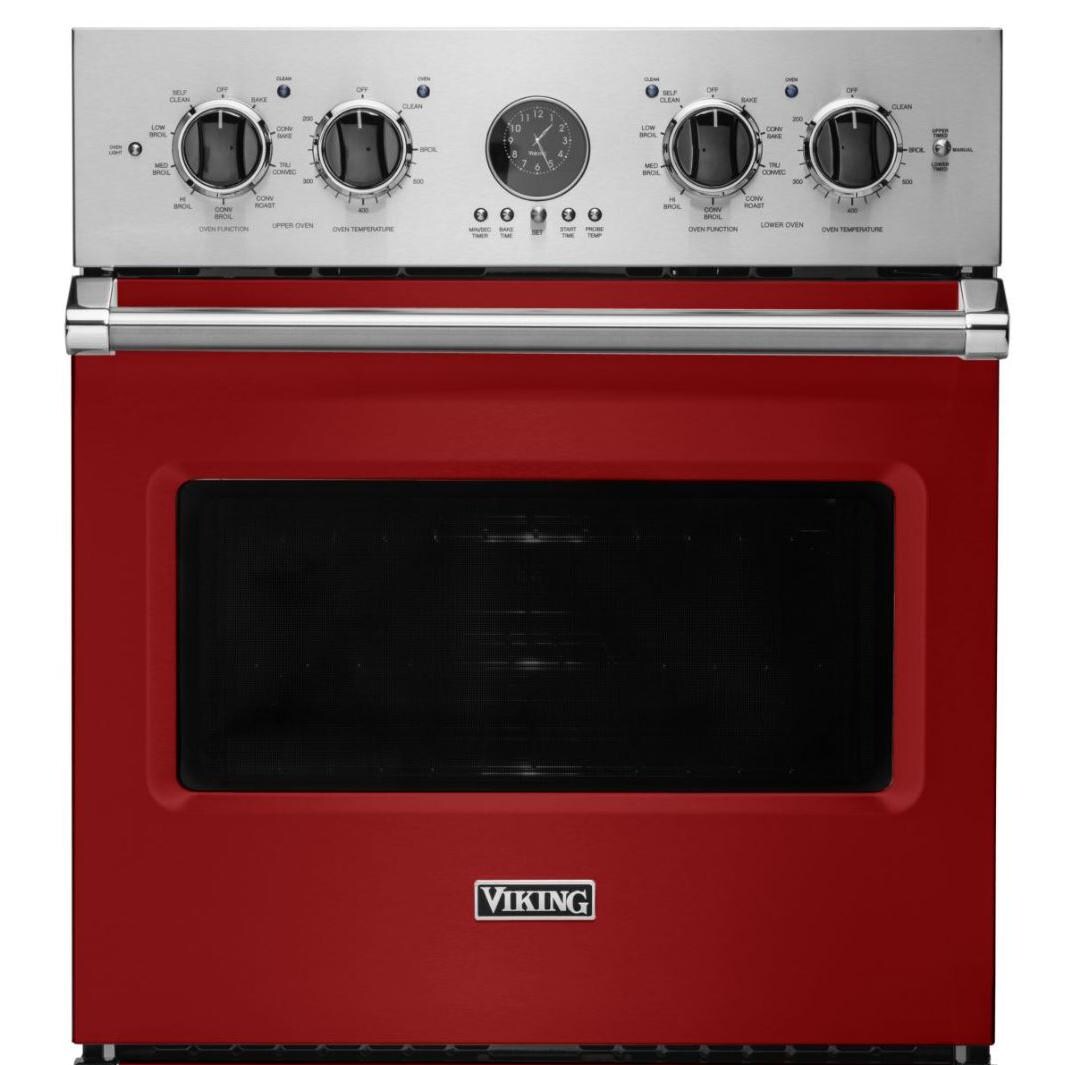 Viking Professional 5 Series Premiere 27-Inch Convection Electric Double Oven - Top Oven and Controls thumbnail