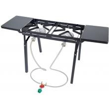 Bayou Classic Black Outdoor Stove With Dual Low Pressure Gas Burners