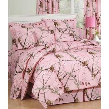 Realtree AP Pink Camo Twin Sheet Set : BBQGuys