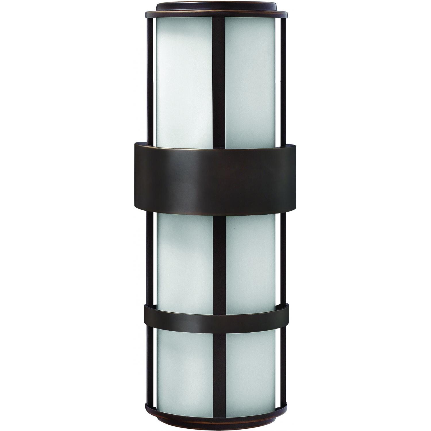Hinkley Lighting Saturn 1909MT 75W Two Light Outdoor Wall Sconce - Metro Bronze thumbnail