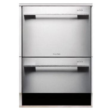 Fisher Paykel Dishwashers Double DishDrawer With Flat Door And Straight Handle Dishwasher