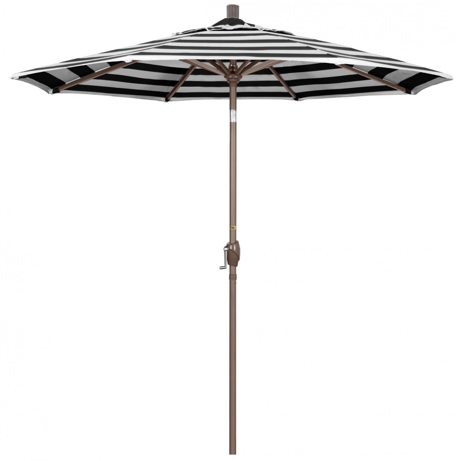 California Umbrella Pacific Trail Series 7.5 Ft Octagonal Aluminum Push Button Tilt Patio Umbrella W/ Crank Lift California Umbrella Pacific Trail Series 7.5 Ft Octagonal Aluminum Push Button Tilt Patio Umbrella W/ Crank Lift
