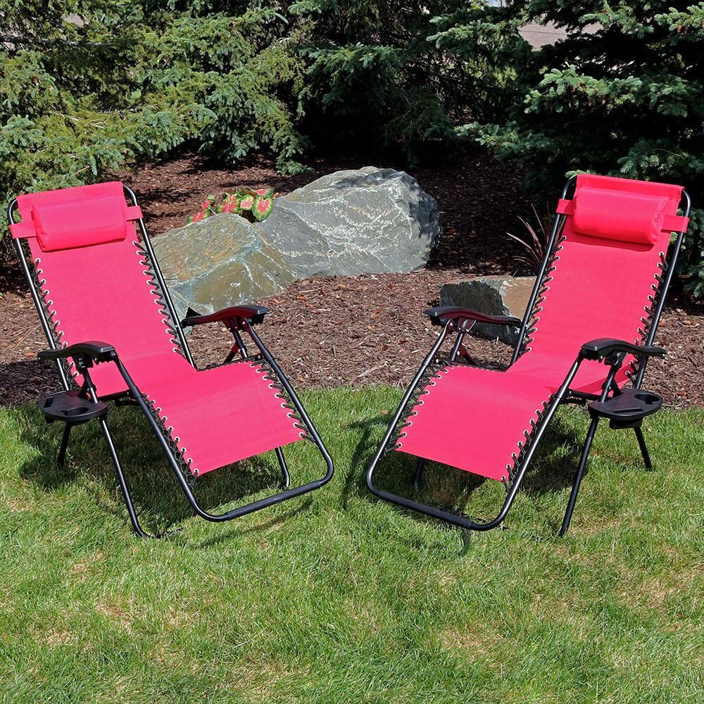 Ultimate Patio Zero Gravity Chair W/ Pillow & Cup Holder thumbnail