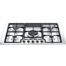 Smeg Classic 30-Inch Drop-In 5-Burner Gas Cooktop - Stainless Steel - PGFU30X image