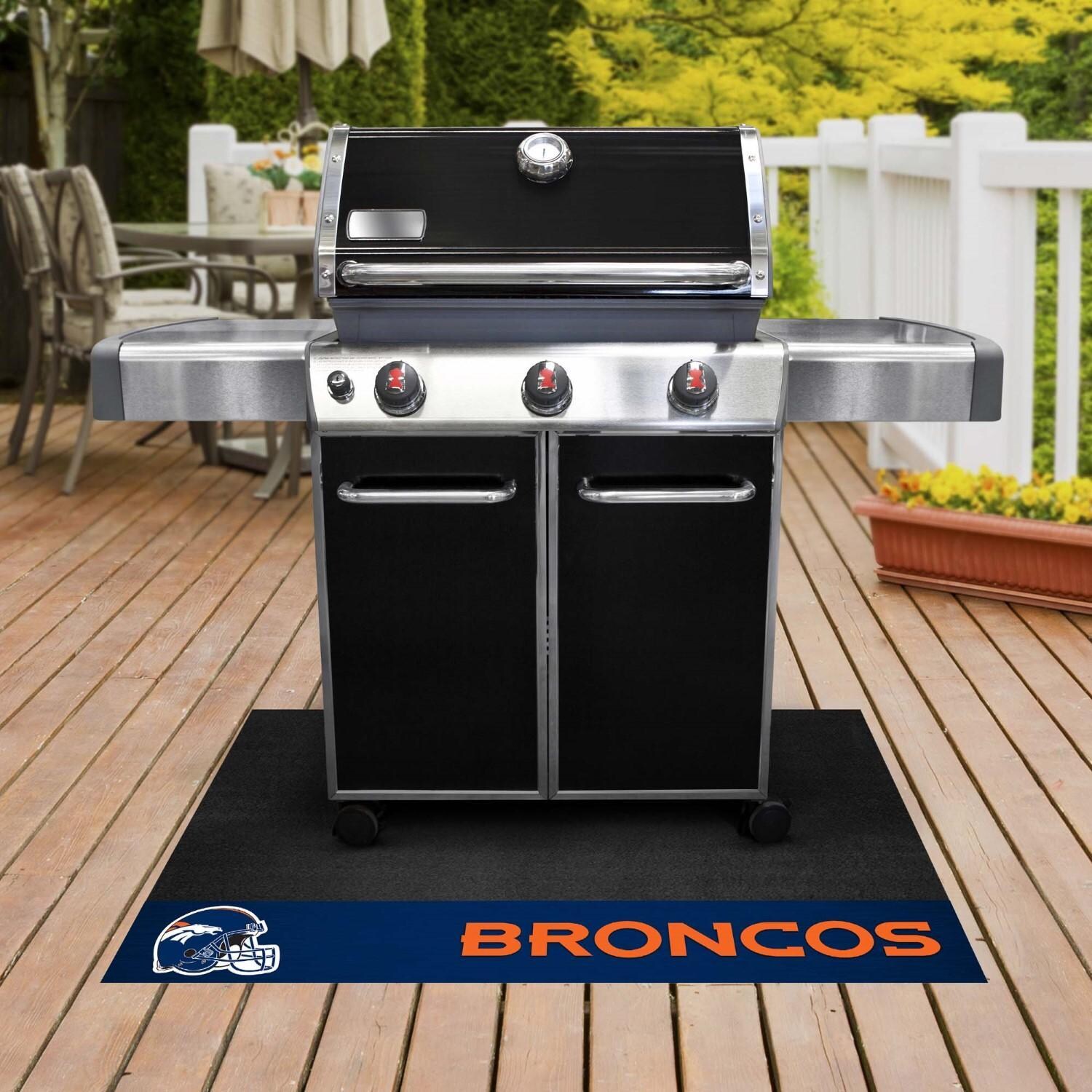 FANMATS 12183 Denver Broncos Grill Mat - Lifestyle thumbnail