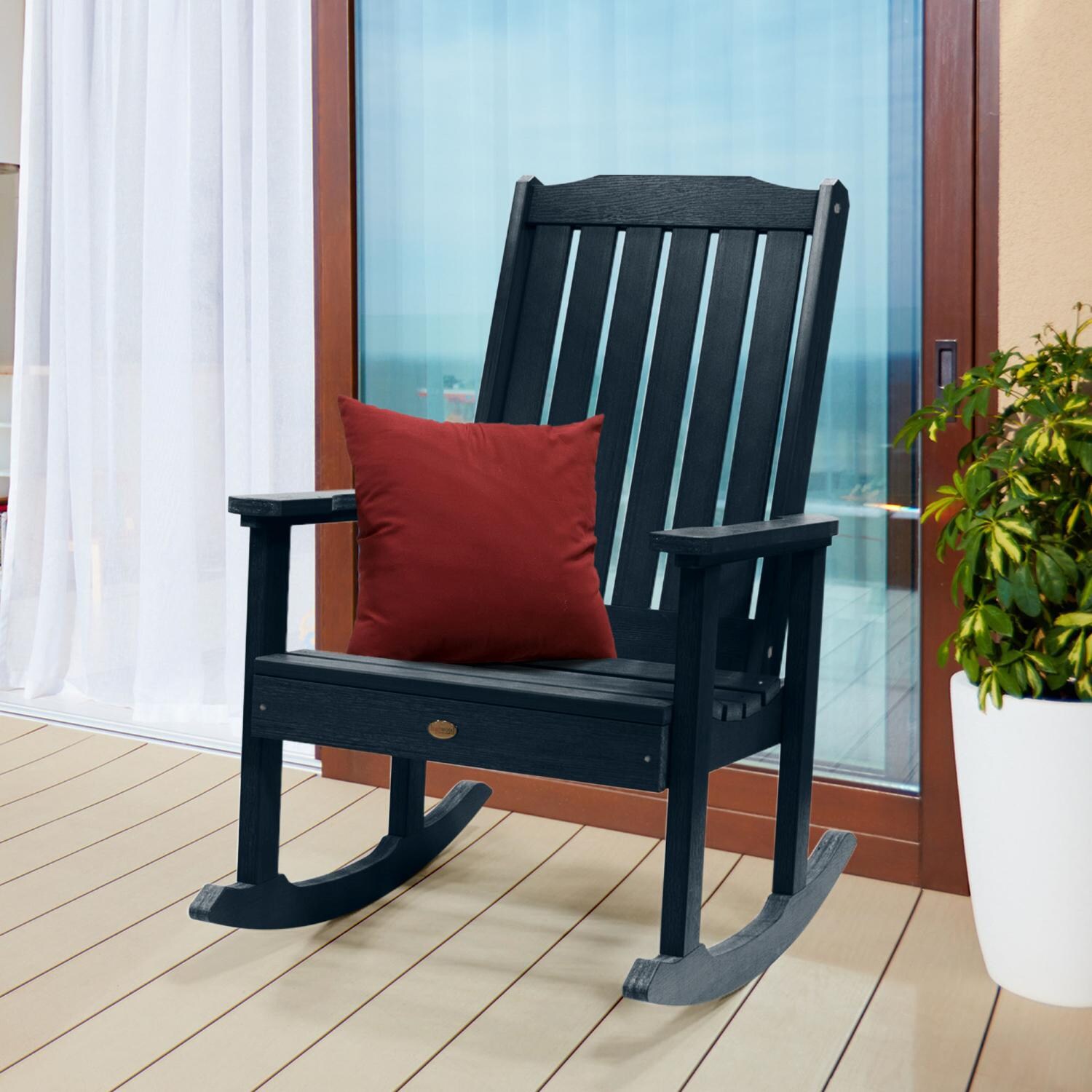 Highwood USA Lehigh Rocking Chair - Federal Blue image