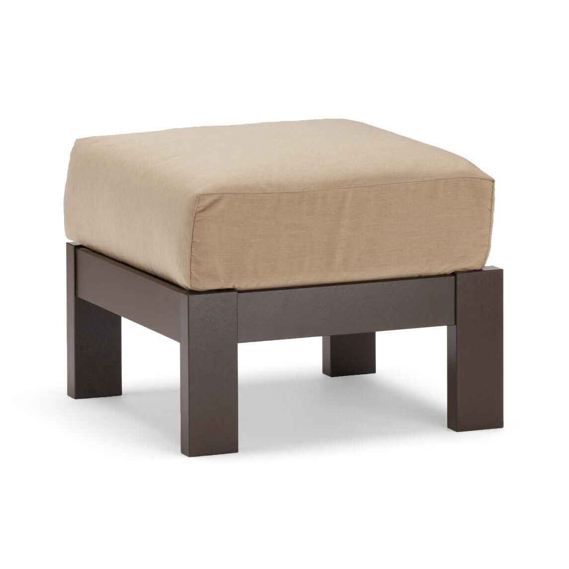 St. Catherine MGP Patio Ottoman By Telescope Casual - Textured Kona/Wren