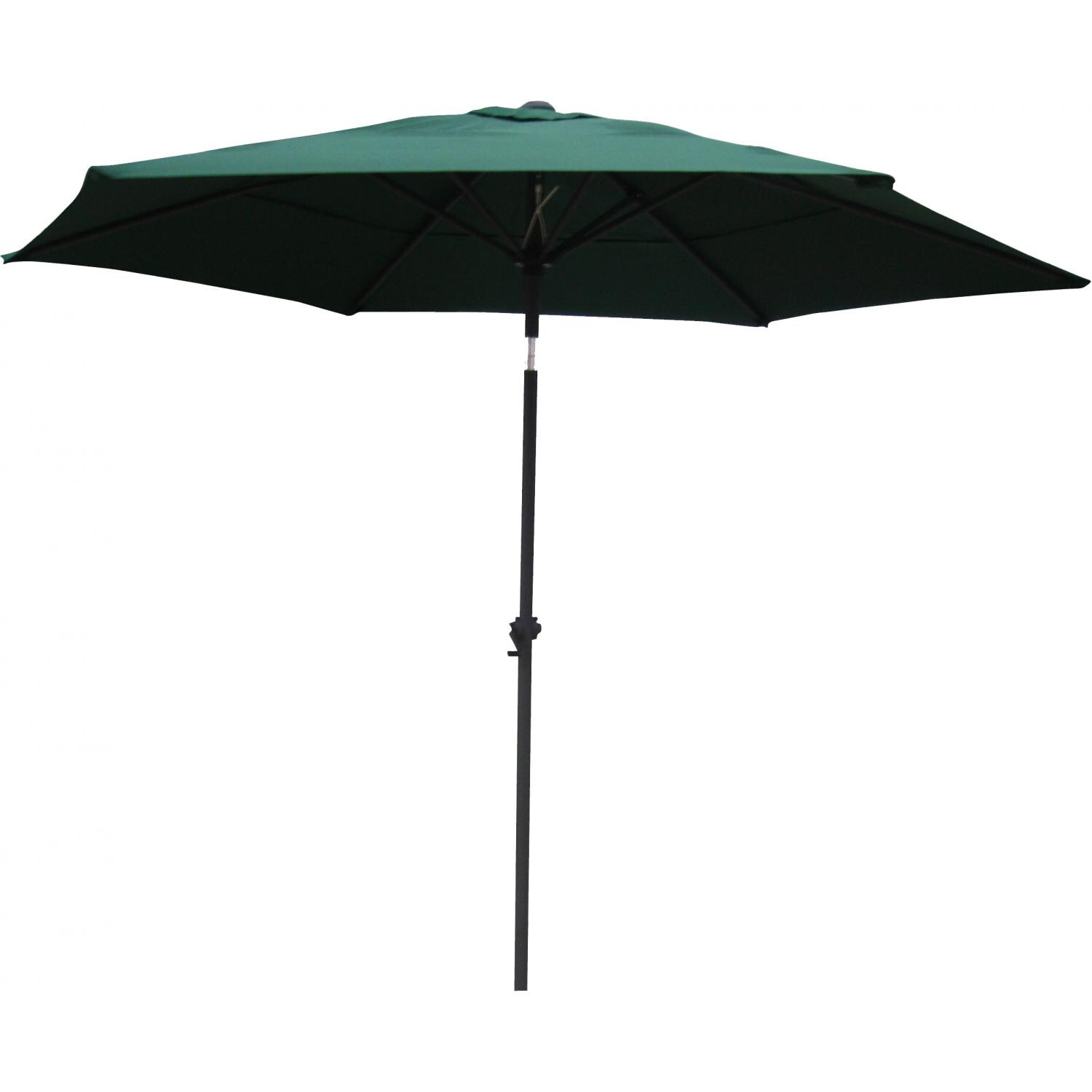 International Caravan 8 Ft. Aluminum Patio Umbrella - Forest Green