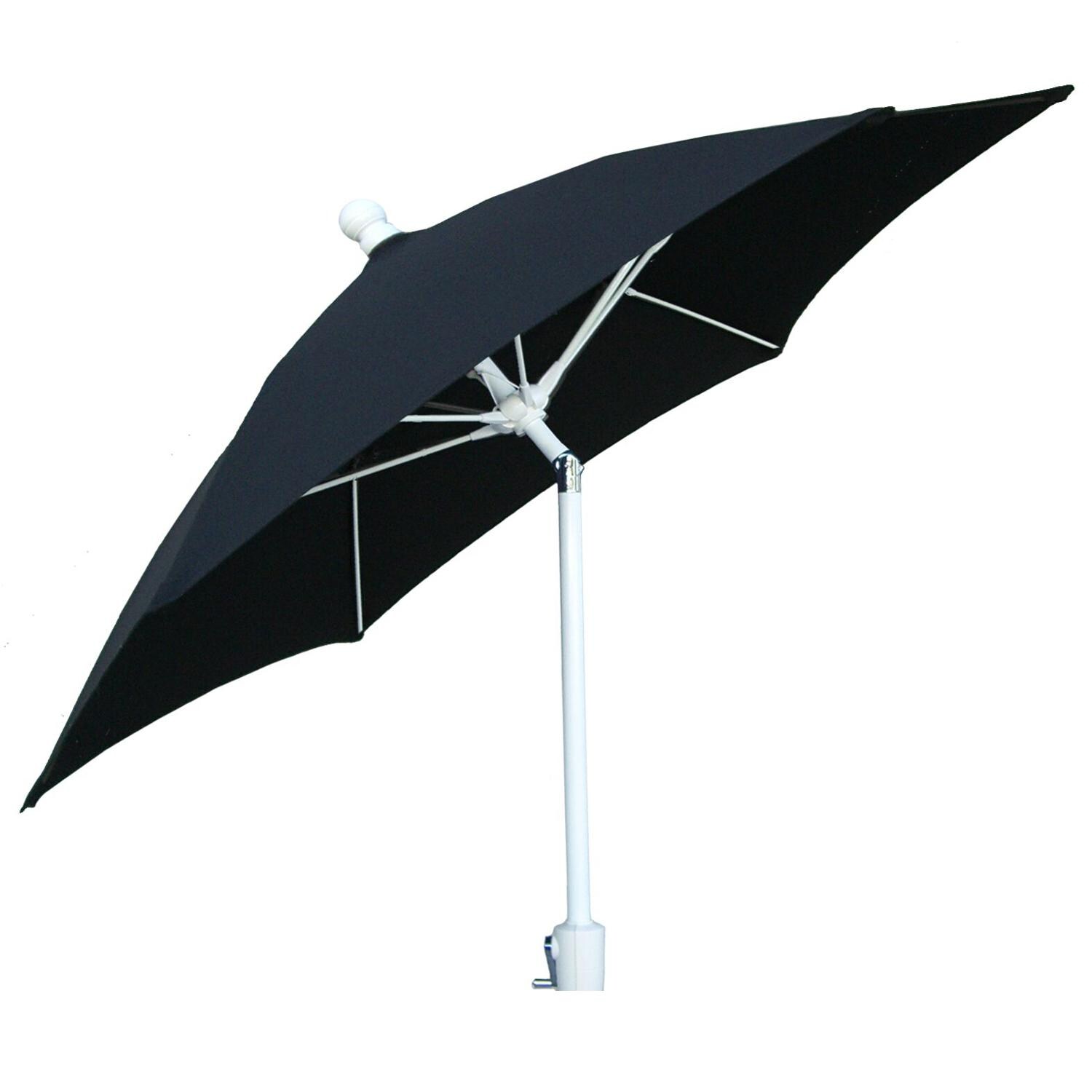 FiberBuilt 9 Ft. Aluminum Market Patio Umbrella W/ Crank Lift & Tilt