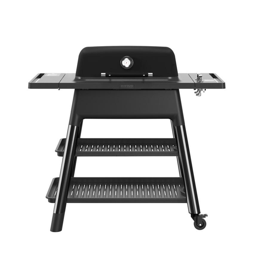 Everdure HBG2BUS Everdure FORCE 48-in 2 Burner Propane Grill w/ Stand - Black - HBG2BUS - Front - White Background thumbnail