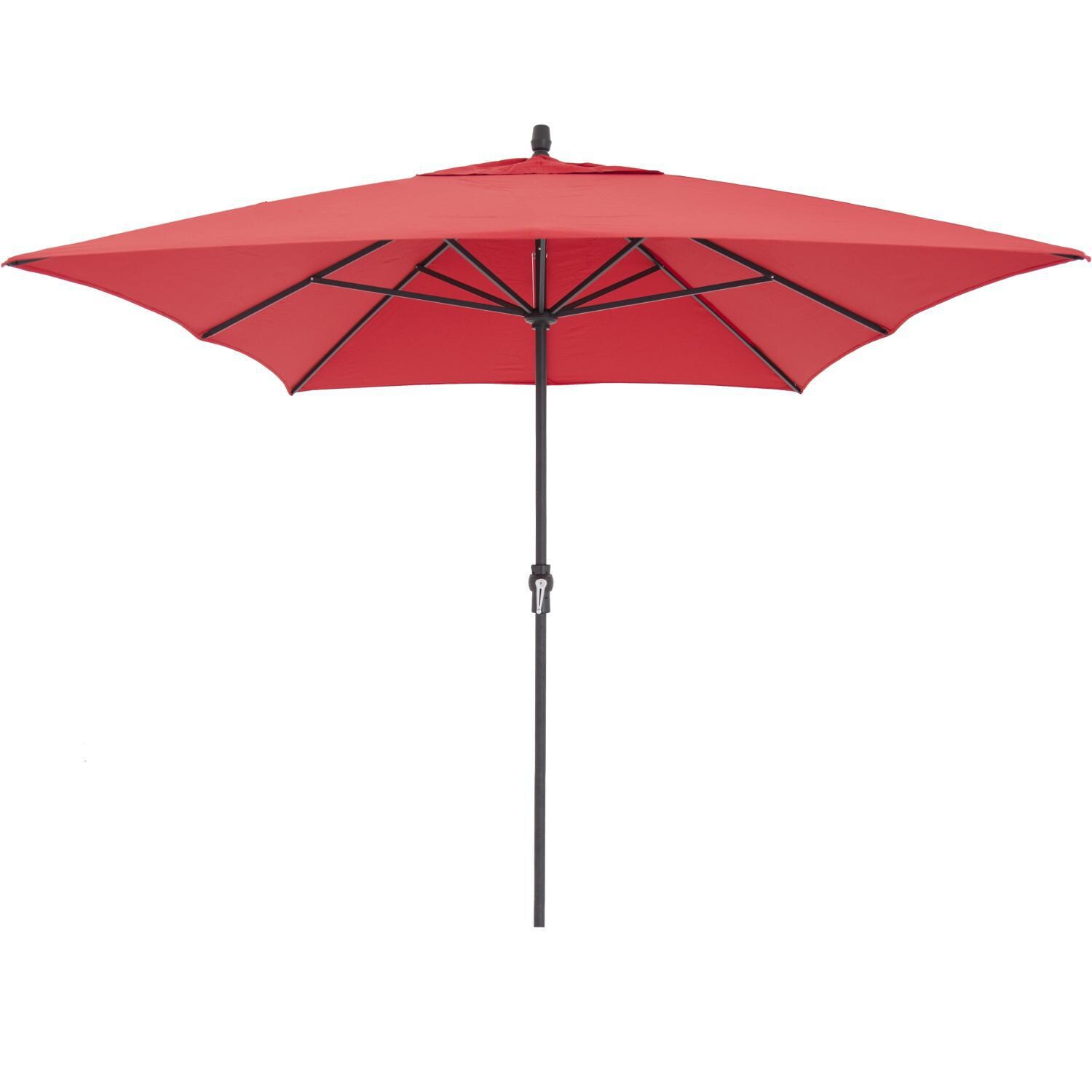Treasure Garden 8 Ft X 11 Rectangular Aluminum Patio Umbrella Treasure Garden 8 Ft X 11
