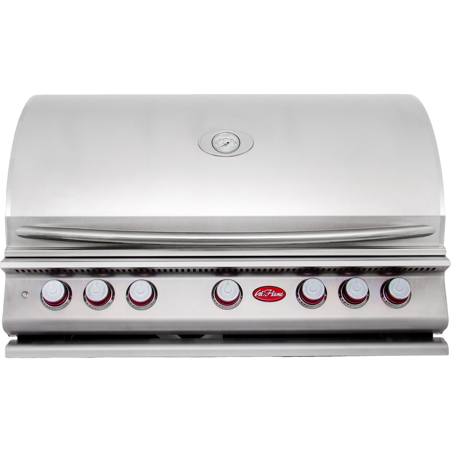 Cal Flame P5 39Inch 5Burner BuiltIn Propane Gas BBQ Grill With