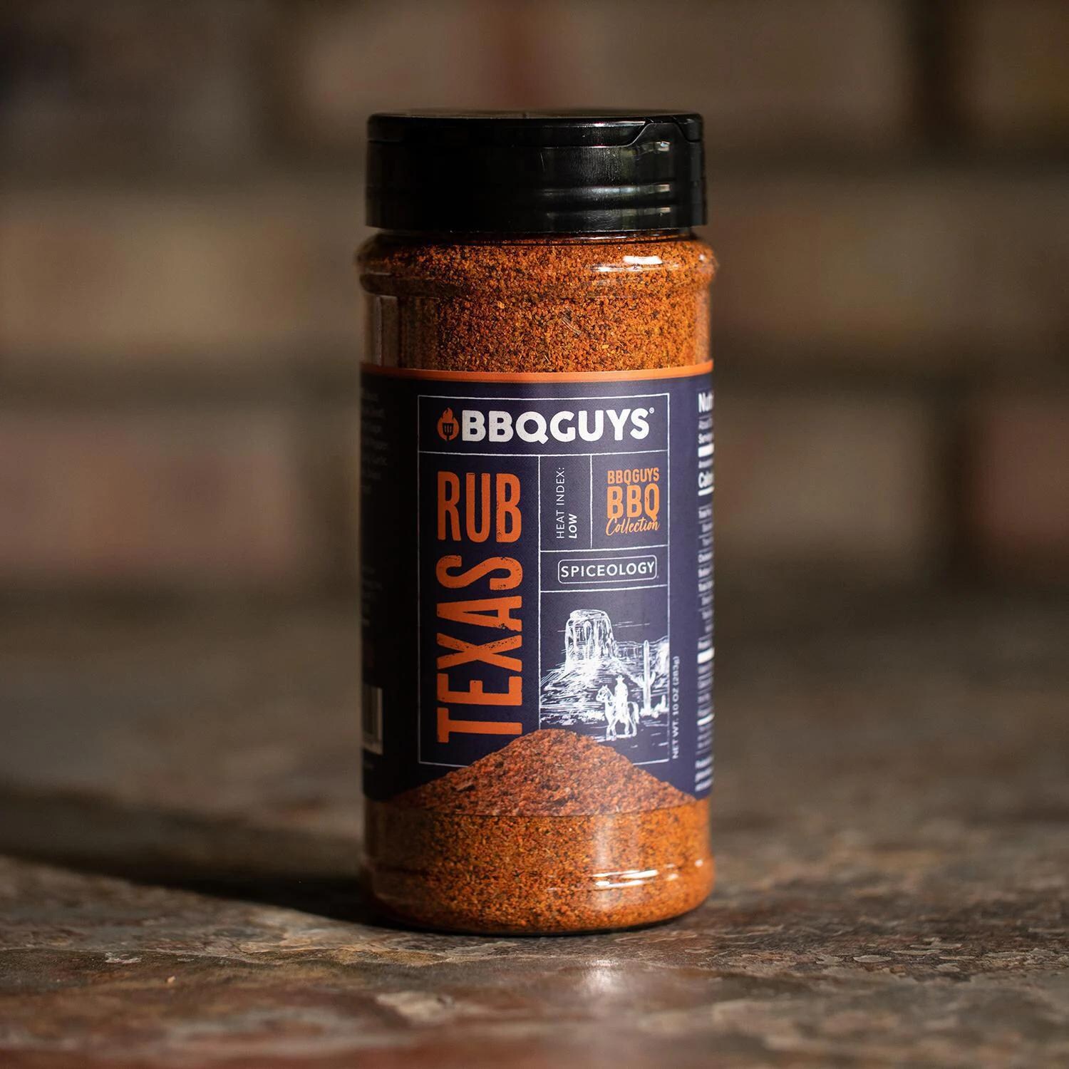BBQGuys Signature x Spiceology BBQ-RB-TX-16 Texas Rub - 10 Oz. - Lifestyle thumbnail