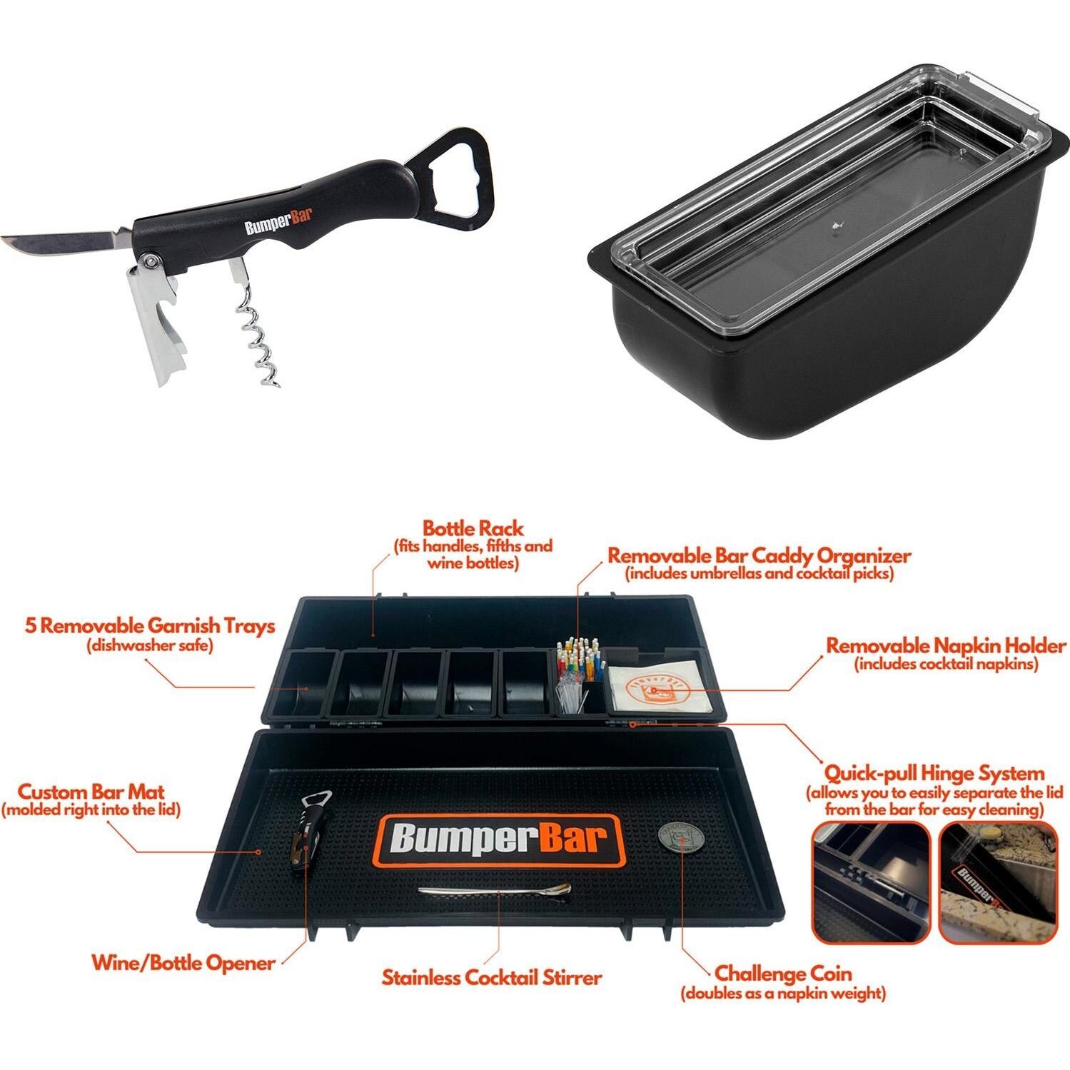 BumperBar WBBS Compact Portable Bar System - Components - White Background thumbnail