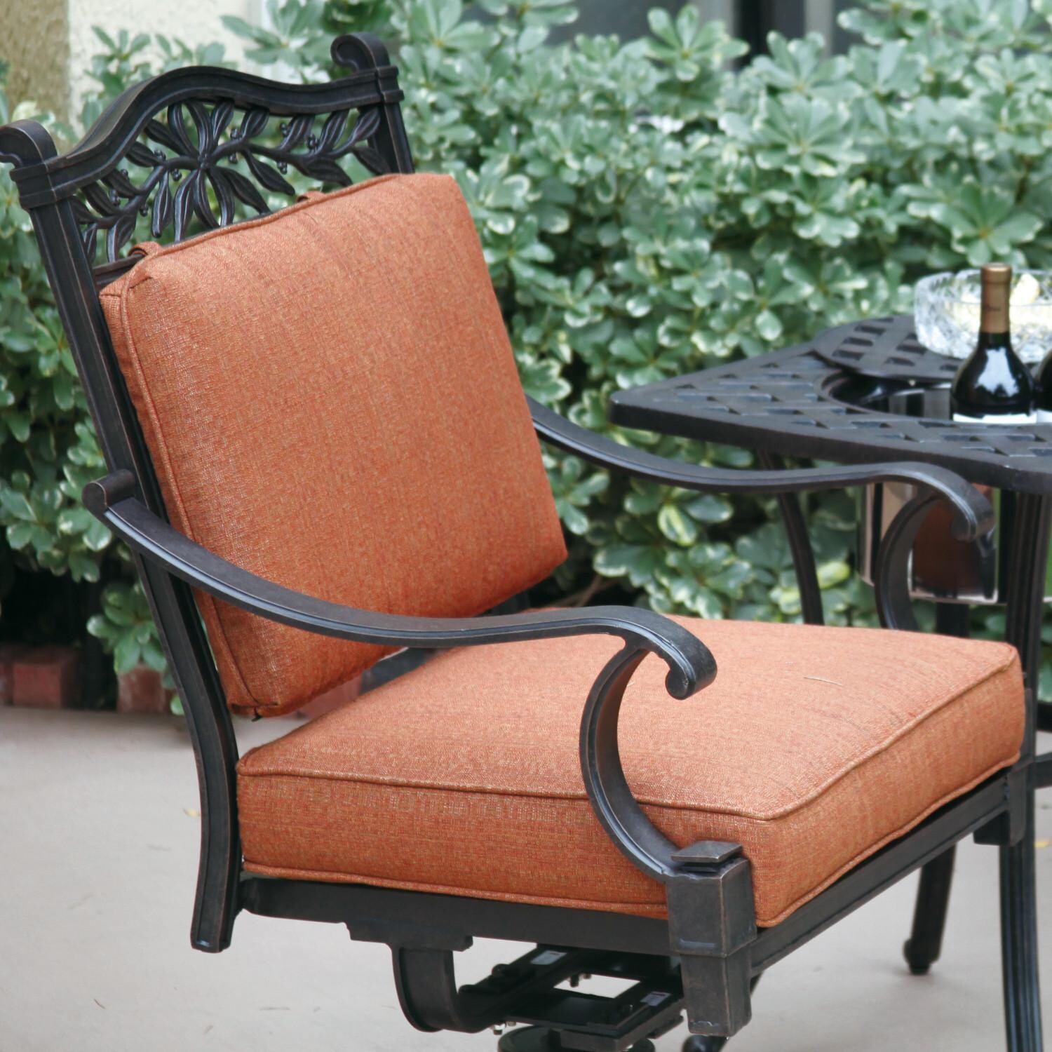 Darlee B/RC1091-101-4 Charleston Replacement Dining Chair Cushions - Furniture Frames Not Included thumbnail