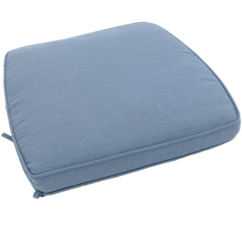 Carrolton KFG100/400/402 Dining Chair And Bar Stool Cushion - Sunbrella Canvas Sky Blue thumbnail