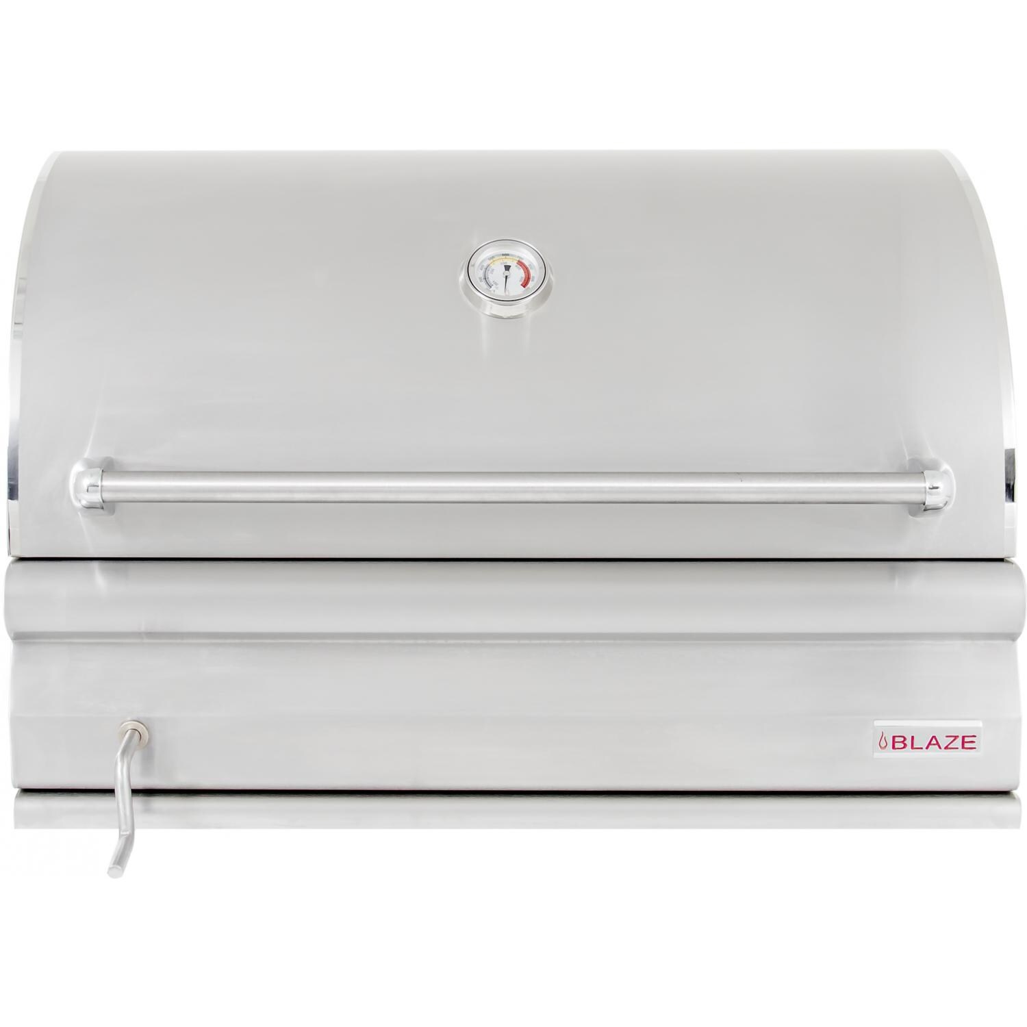 Blaze 32-Inch Stainless Steel Charcoal Grill - Front View