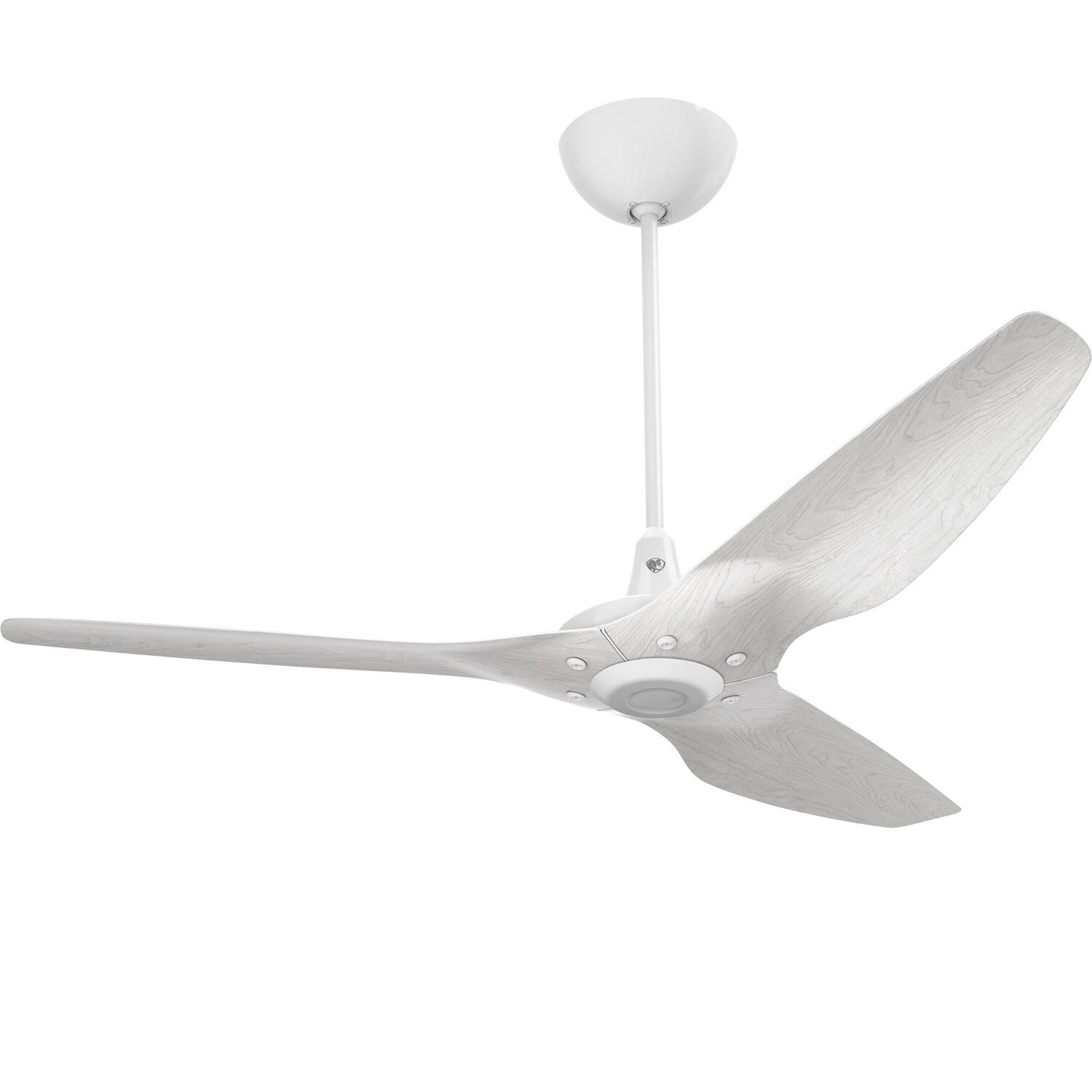 Big Ass Fans 60-Inch Haiku Ceiling Fan Universal Mount W/20-Inch Downrod in White/Driftwood - MK-HK4-052506A259F772G10I20