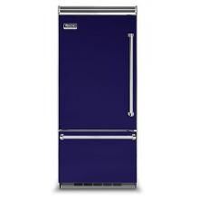 Viking Professional 5 Series 36-Inch 20.4 Cu. Ft. Built-In Right Hinge Bottom Freezer Refrigerator - Cobalt Blue - VCBB5363ERCB image