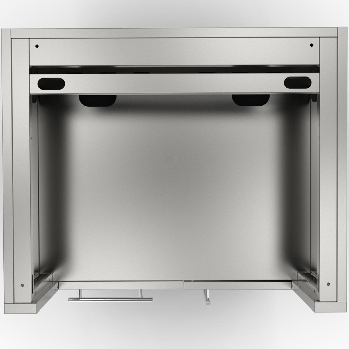 Sunstone SAC34GLPCD 34-in Outdoor Kitchen Gas Grill Cabinet - Overhead View - White Background thumbnail