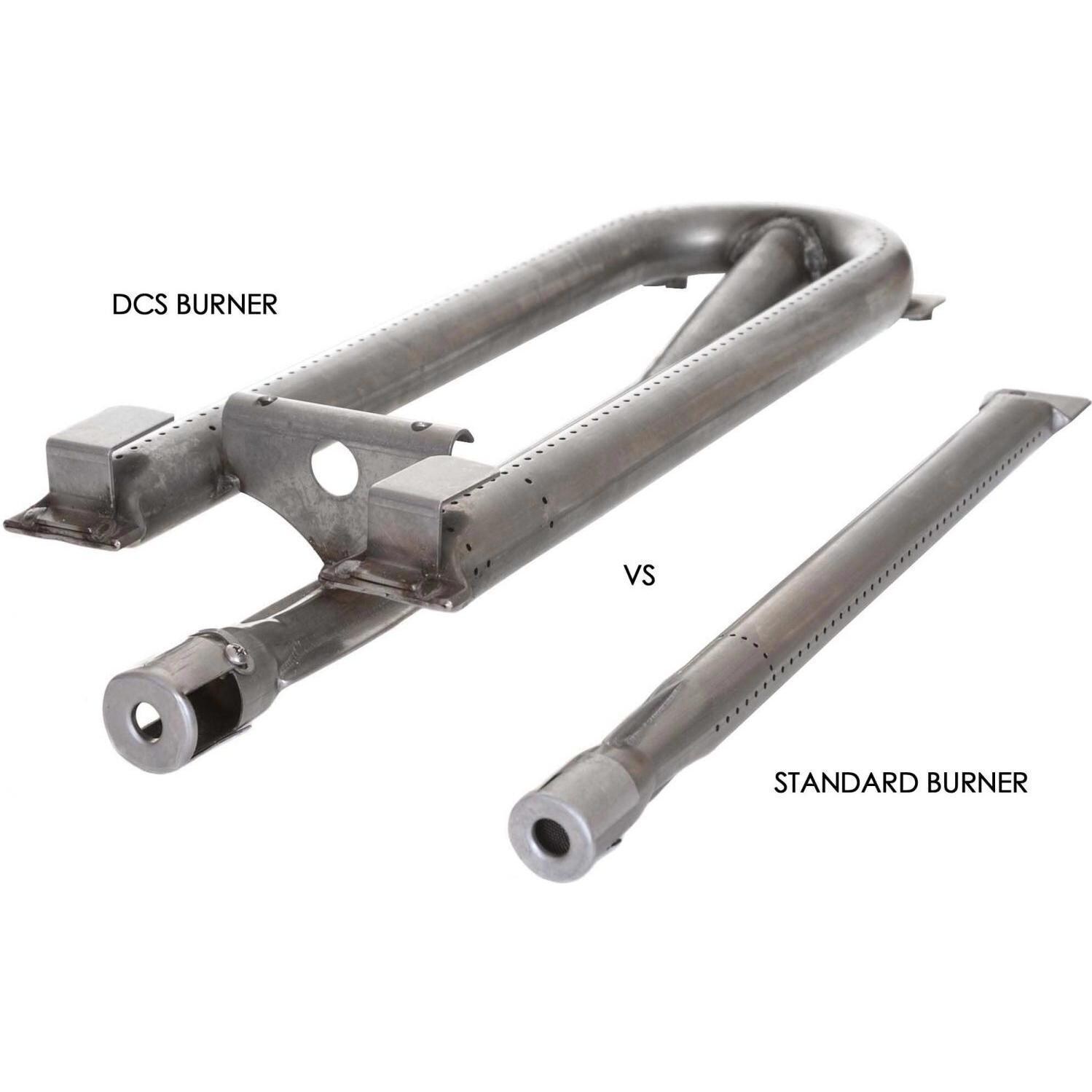 DCS BH1-36-N Series 7 36-in 3 Burner Built-In Natural Gas Grill w/ Integrated Smoker Box & Independent Burner - Burner Comparison - Detail thumbnail