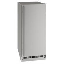 U-Line 15-Inch 90 Lb. Outdoor Rated Nugget Ice Maker w/ Pump - Stainless Steel - UONP115-SS01A image