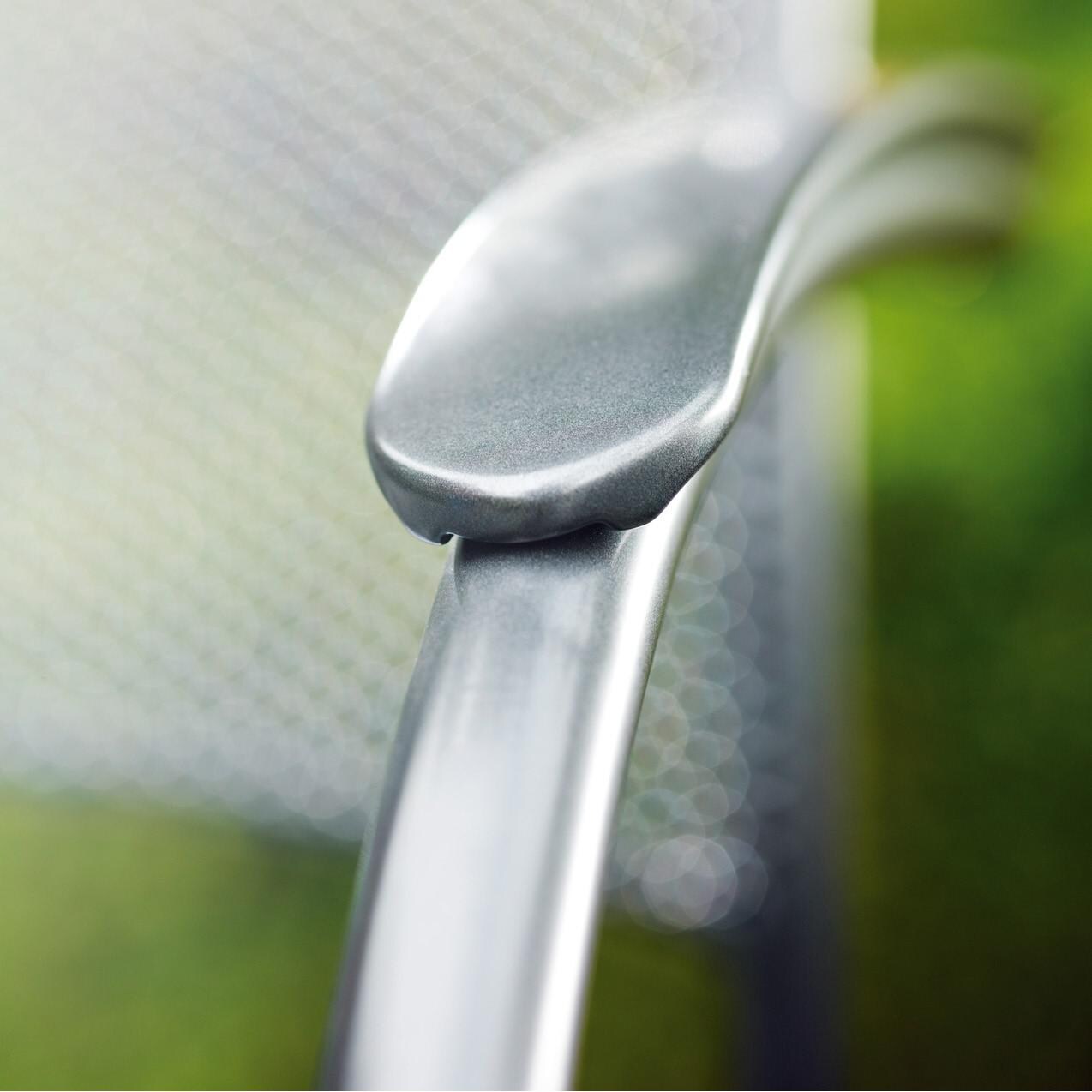 Kettler Monte Carlo Steel Spring Rocker Patio Dining Arm Chair - Arm Detail thumbnail